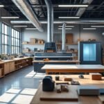 découvrez comment protéger votre atelier en installant un système d'aspiration centralisé ou un purificateur d'air pour un environnement sans poussière, sain et sécurisé.