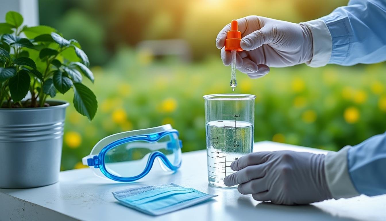 Comment bien doser le glyphosate pour 5 litres d’eau en toute sécurité ?
