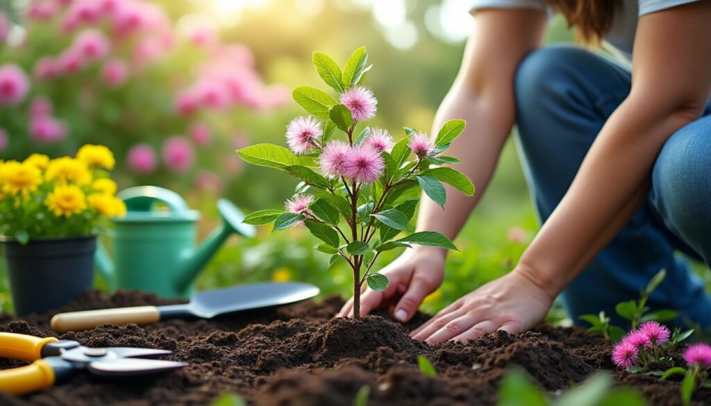 découvrez comment planter et entretenir un albizia pour apporter une touche d'élégance et de couleur à votre jardin toute l'année.