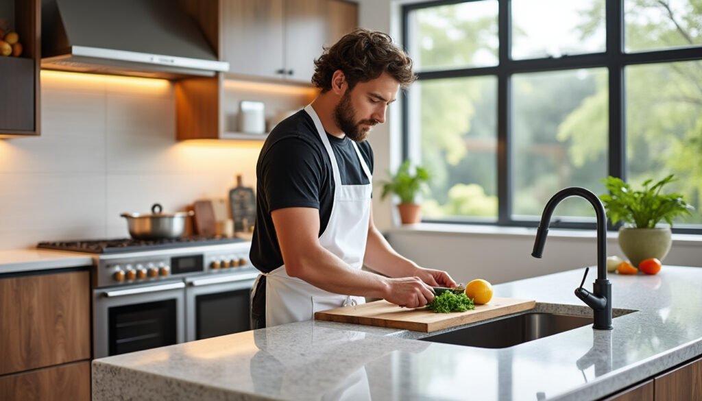 découvrez les dimensions idéales pour un plan de travail de cuisine confortable, alliant ergonomie et fonctionnalité pour un espace pratique et agréable.