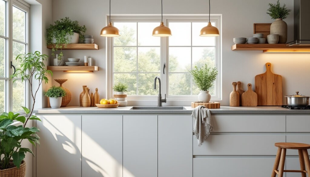 découvrez comment créer une ambiance chaleureuse et accueillante en associant une cuisine blanche avec un plan de travail gris grâce à nos astuces déco et conseils pratiques.